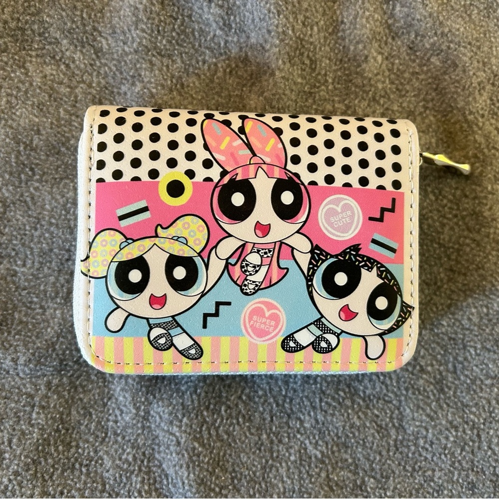 PowerPuff Girls Polka Dot Zip Wallet
